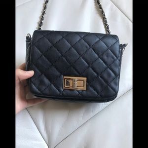 Black handbag